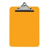 Better Office Products Plastic Clipboards, Durable, 12.5 x 9 Inch, Standard Metal Clip, Yellow, 12PK 45120